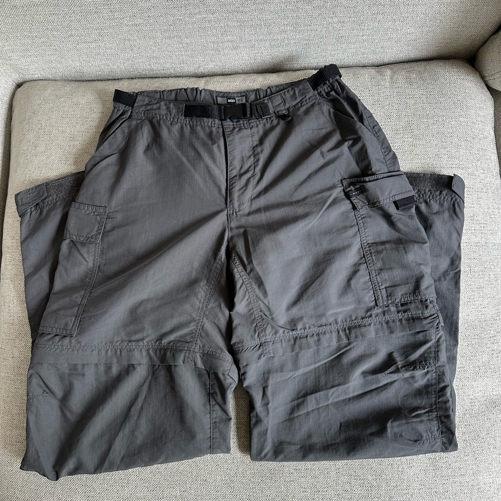 REI Women's Convertible Cargo Hiking Pants Outdoor UPF 50+ Size 8